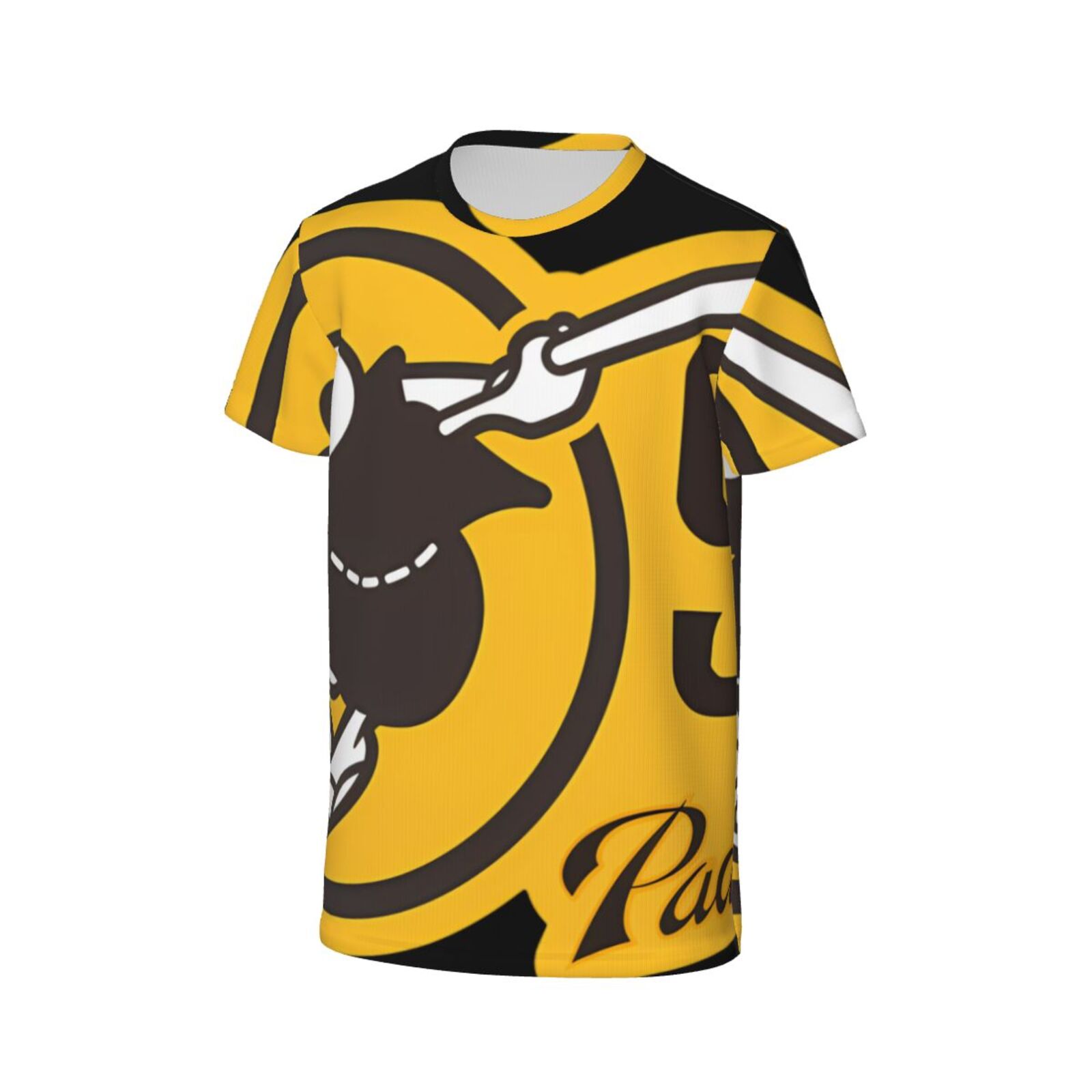 Padres Boys and Girls Round Neck Short Sleeve Shirt for Youth Sports Football Team for Baseball Fans Gifts
